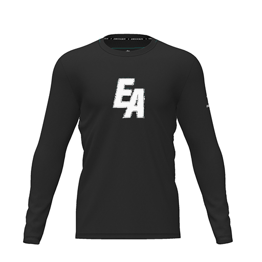 [CUS-DRIF-TEES-PER-CNK-LSL-BLK-YXS-LOGO3] Dri Fit Performance T-Shirt (Youth XS, Black, Logo 3, Long Sleeve)