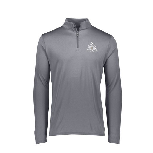 [2787.059.XS-LOGO1] Ladies Dri Fit 1/4 Zip Shirt (Female Adult XS, Gray, Logo 1)