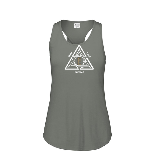 [3078.013.S-LOGO1] Ladies Tri Blend Tank Top (Female Adult S, Gray, Logo 1)