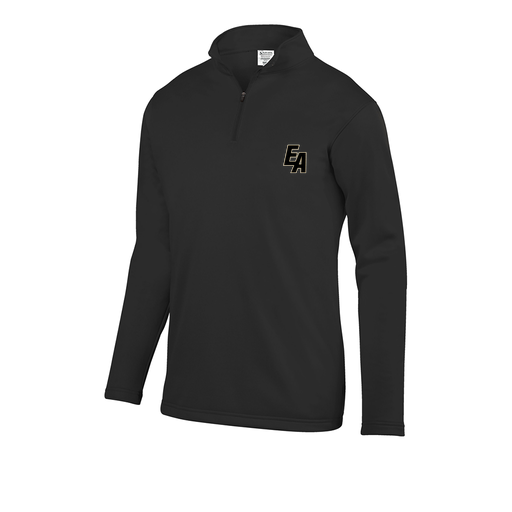 [DFW-FFQZ-BLK-AS-LOGO3] Men's FlexFleece 1/4 Zip (Adult S, Black, Logo 3)