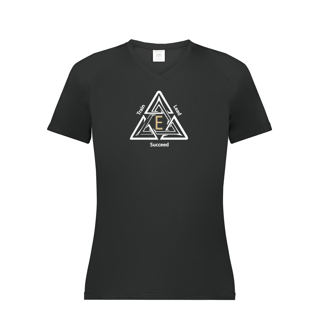 Ladies Smooth Sport V-Neck T-Shirt