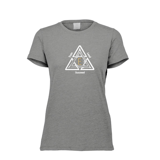 [FTSCUBGY-FAXS-LOGO1] Decker Women's Tri-Blend T-Shirt - Short Sleeve (Female Adult XS, Gray, Logo 1)