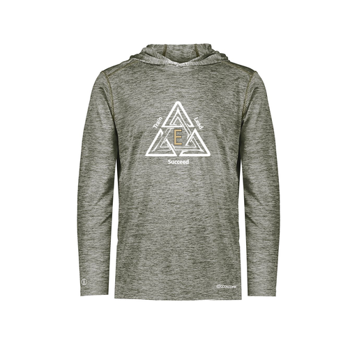 [FOLHCGGY-AS-LOGO1] Decker Men's Charge Hoodie (Adult S, Gray, Logo 1)