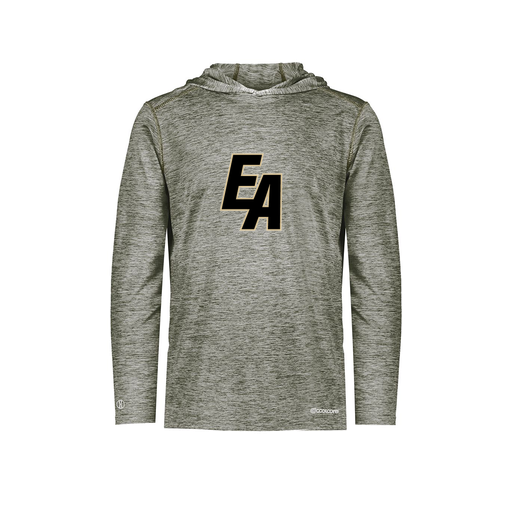 [FOLHCGGY-AS-LOGO3] Decker Men's Charge Hoodie (Adult S, Gray, Logo 3)