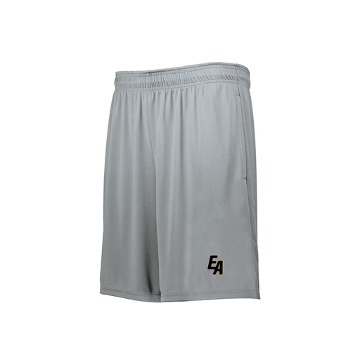 [229511.099.XS-LOGO3] Decker Men's Swift Short (Adult XS, Silver, Logo 3)